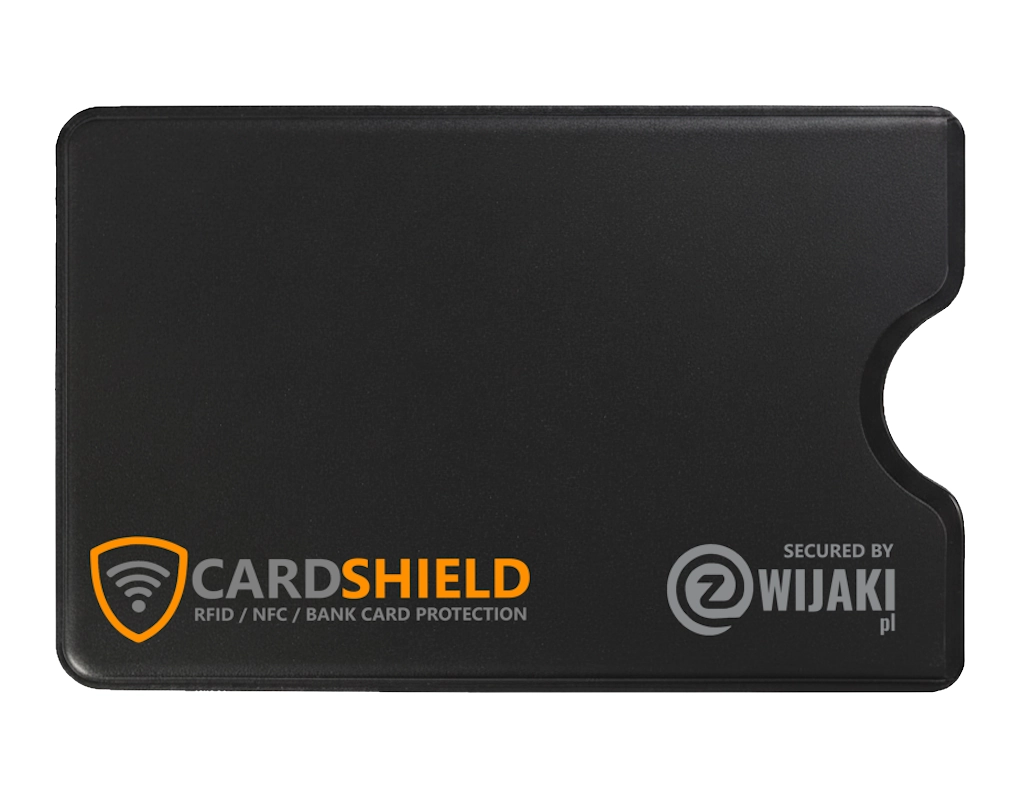 Etui CardShield z tworzywa – wersja czarna